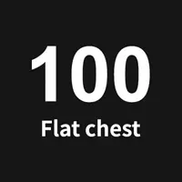 100 Flat Chest